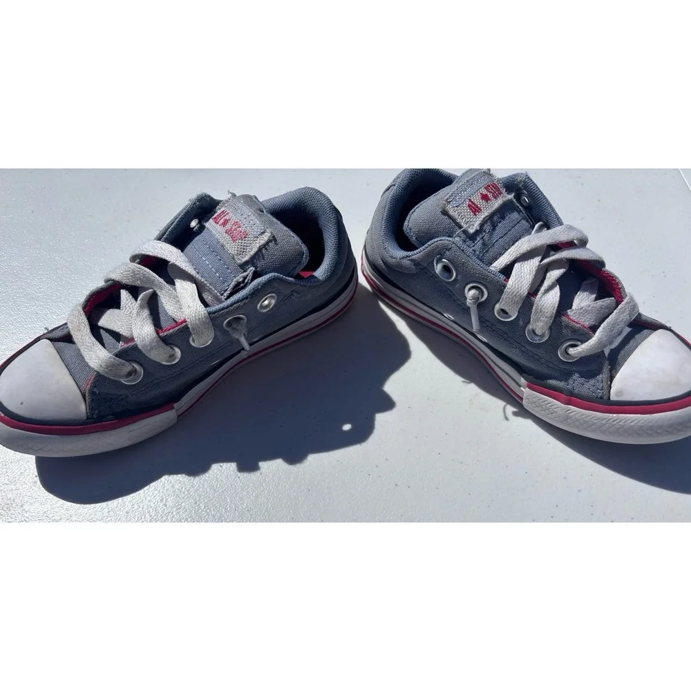 Converse All Star Kids Size 12 Blue Grey‎ Low Top Sneaker